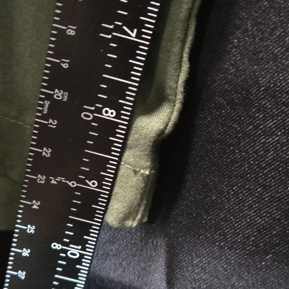 Islandia Mens Coastal Chino Shorts Cotton Blend Casual Sage Flat Front Sz 34